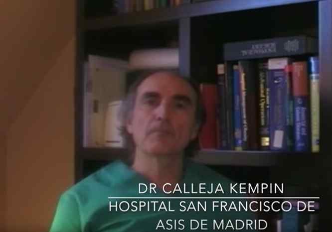 Dr Calleja Kempin, Adenocarcinoma gástrico