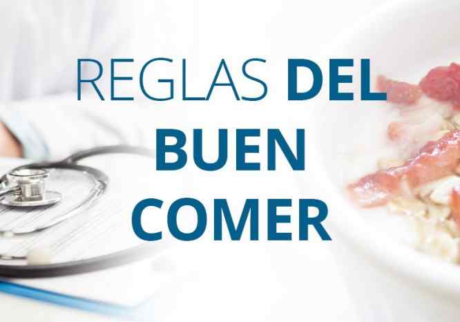 reglas del buen comer